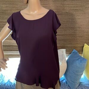 LOFT Plum Work Top - New